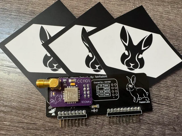 CC1101 900MHz Expansion Board – Rabbit-Labs